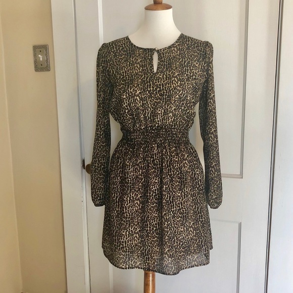 Francesca’s Cheetah print dress - Picture 1 of 2